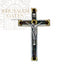 Catholic Mother Of Pearl Crucifix Olive Wood Cross
